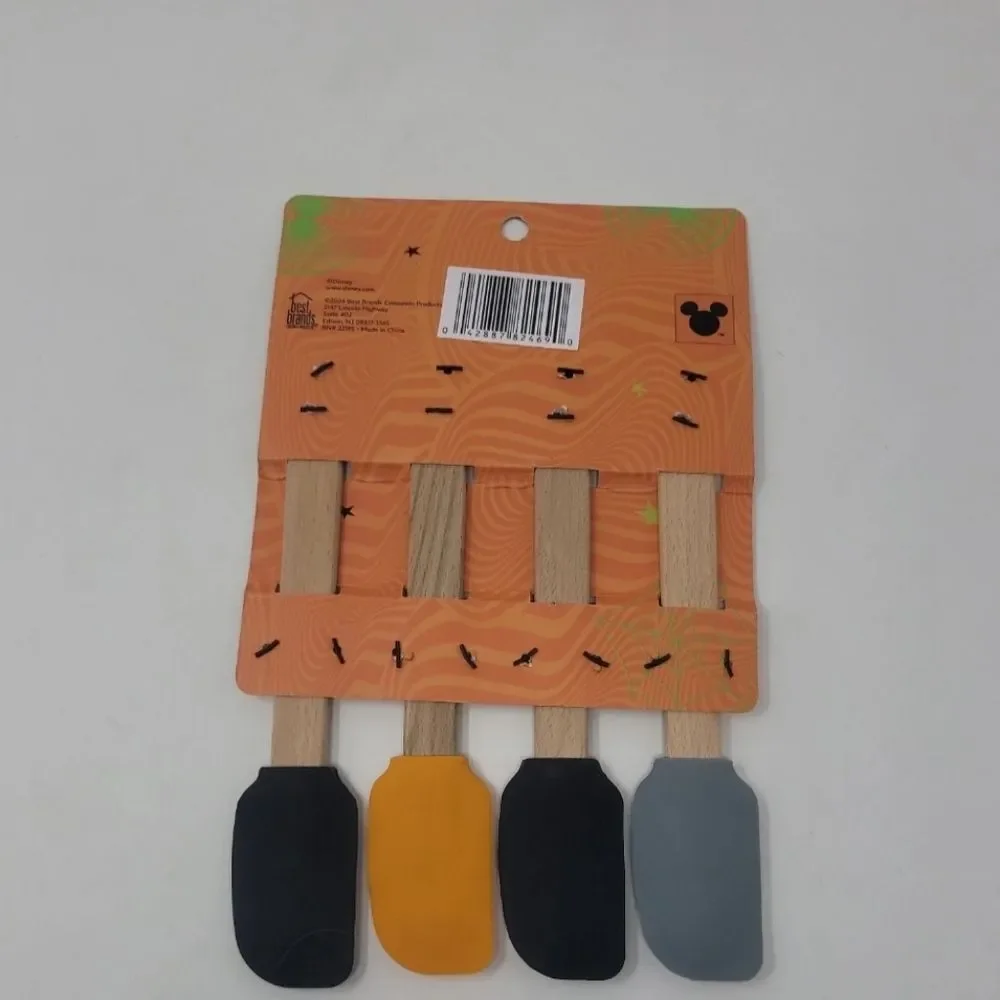 DISNEY MICKEY  AND MINNIE MOUSE HALLOWEEN Mini Spatula 4 Piece Set NEW